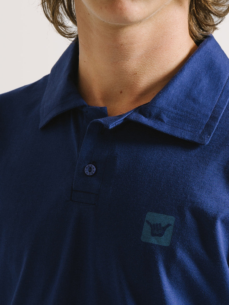 Polo Hang Loose Basic Marinho