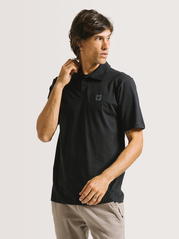 Polo Hang Loose Basic Preta