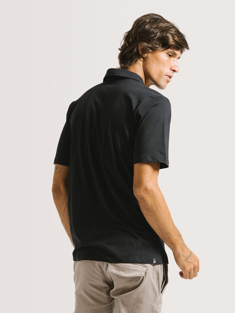 Polo Hang Loose Basic Preta
