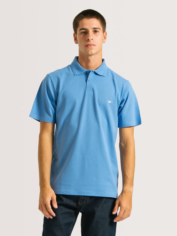 Polo Hang Loose Basic Azul