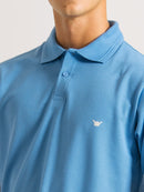 Polo Hang Loose Basic Azul