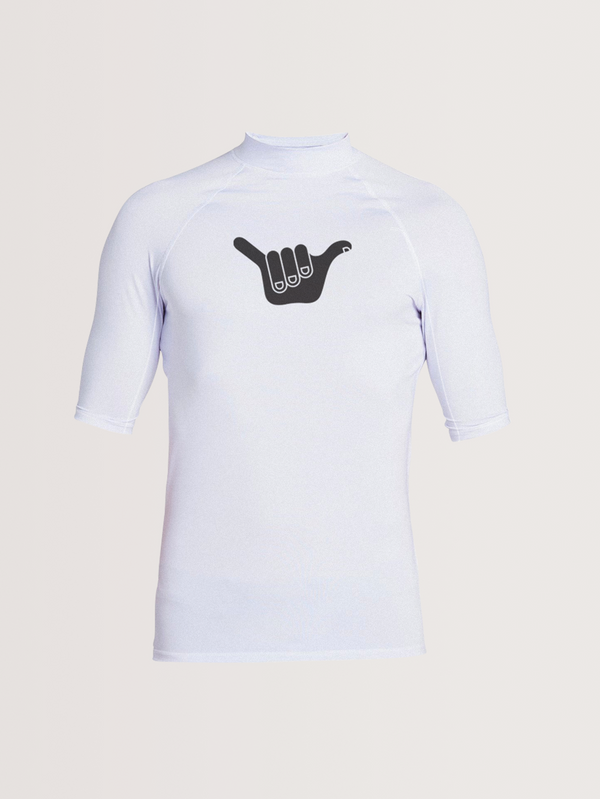 Lycra Manga Curta Hang Loose Lanai Branca
