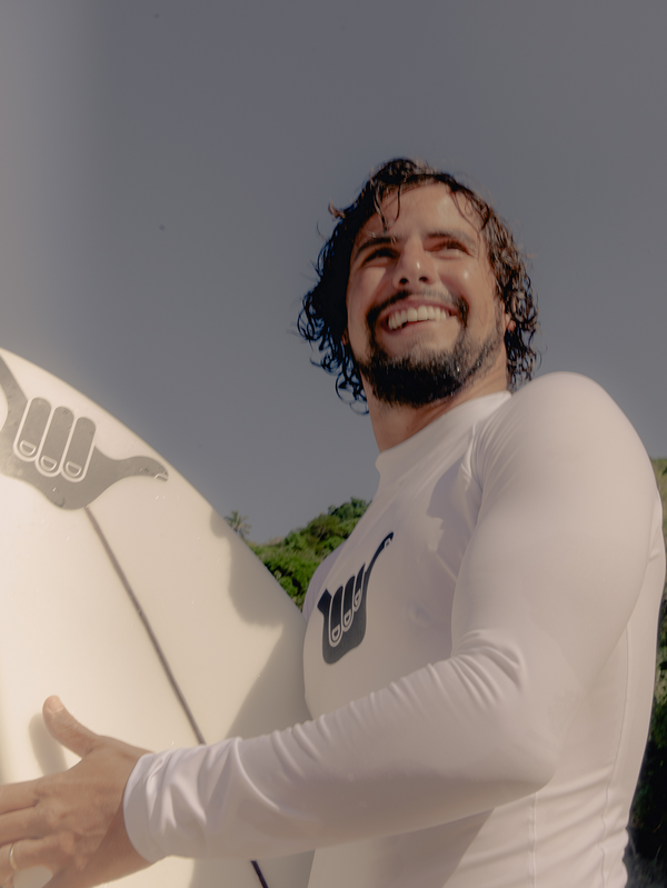 Lycra Manga Longa Hang Loose Lanai Branca