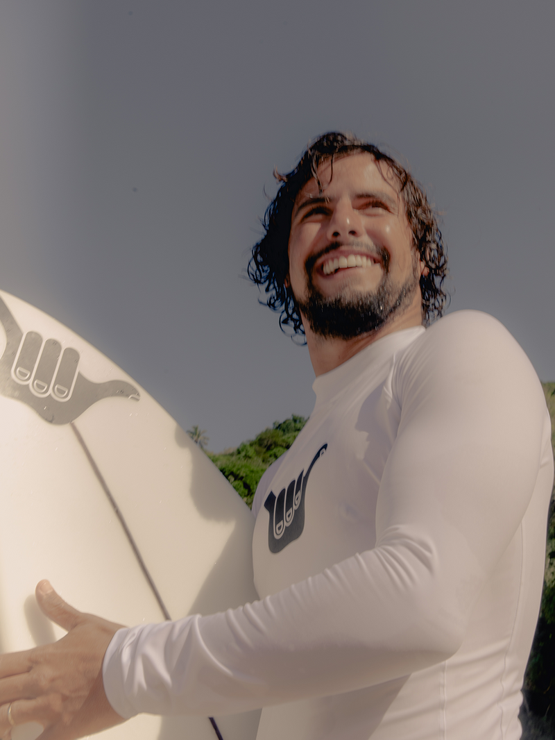 Lycra Manga Longa Hang Loose Lanai Branca