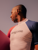 Lycra Manga Curta Hang Loose Oahu Branca