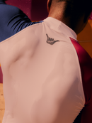 Lycra Manga Curta Hang Loose Oahu Branca