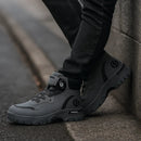 Bota Masculina Ortopédica de Cano Médio Vulcan com Amarração por Polia em Couro Legítimo e Poliuretano + BRINDES