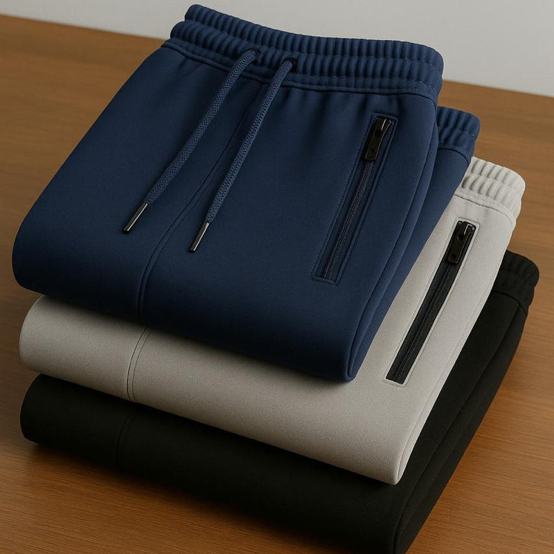 [Leve 3, Pague Só 2] Kit com 3 Calças Masculinas Trivano Sport com Tecnologia Térmica em Poliéster, Algodão e Seda Gelada