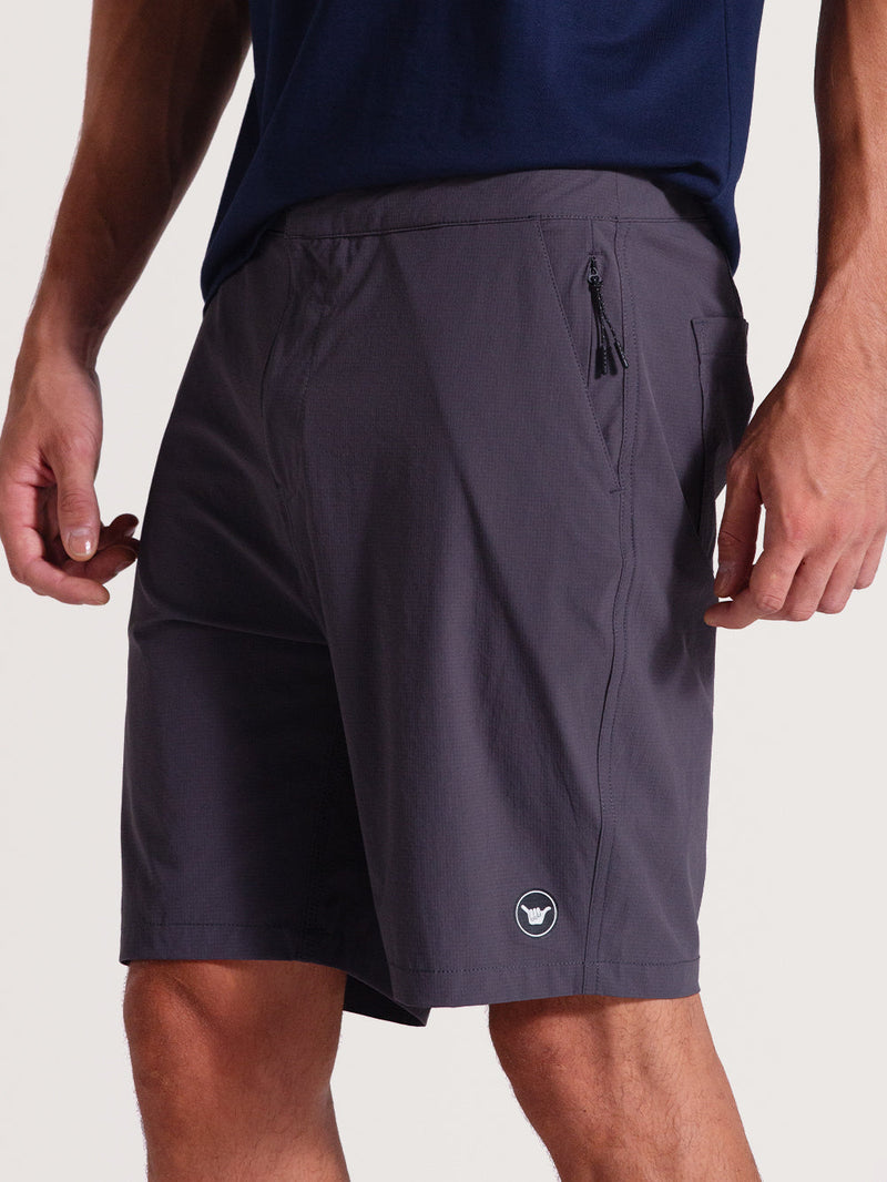 Bermuda Híbrida Preta Hang Loose Fuzz