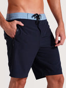 Boardshorts 19 Polegadas Azul Hang Loose Block