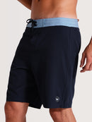 Boardshorts 19 Polegadas Azul Hang Loose Block