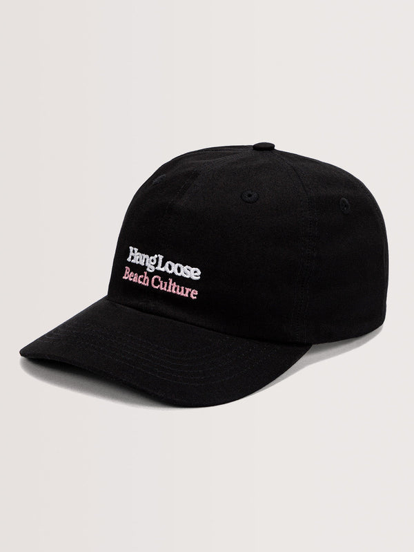 Boné Aba Curva Preto Hang Loose Beach Culture