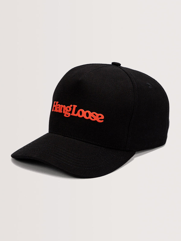 Boné Aba Curva Preto Sarja Hang Loose Typo