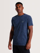 Camiseta Azul Manga Curta Especial Hang Loose Marble