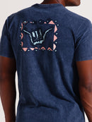Camiseta Azul Manga Curta Especial Hang Loose Marble