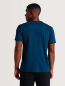 Camiseta Azul Petróleo Manga Curta Hang Loose Beach Culture