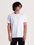 Camiseta Básica Branca Manga Curta Hang Loose Retro