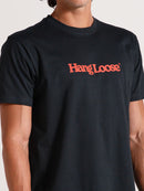 Camiseta Cinza Algodão Manga Curta Hang Loose Typo