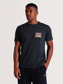 Camiseta Cinza Básica Manga Curta Hang Loose Hippie