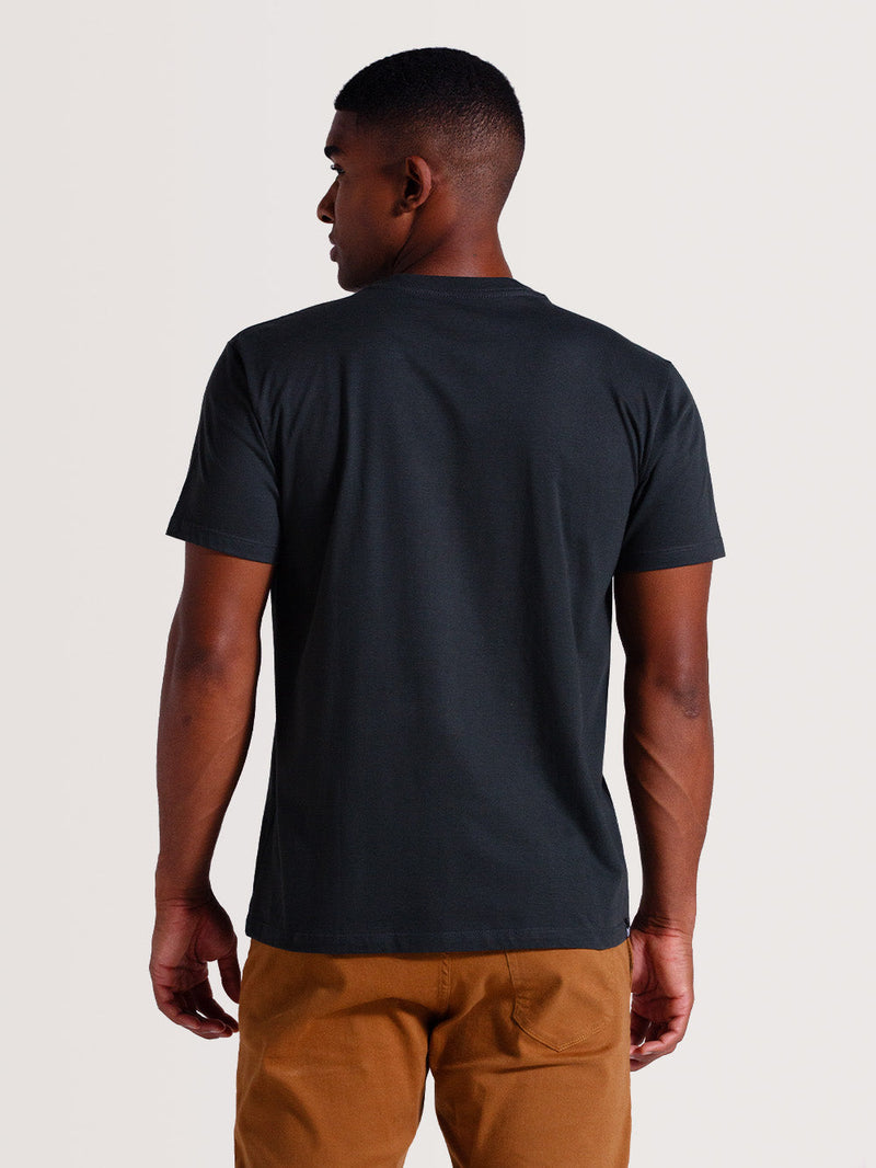 Camiseta Cinza Escuro Manga Curta Hang Loose Beach Culture