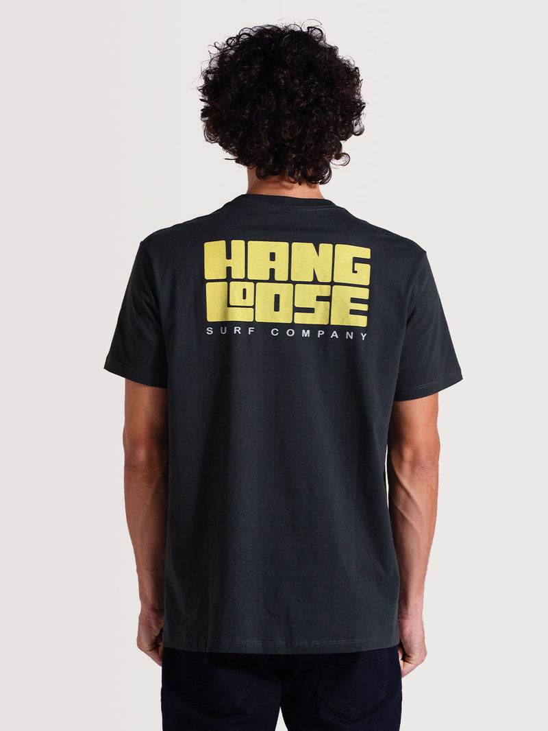 Camiseta Cinza Manga Curta Hang Loose Tyblocked