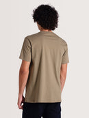 Camiseta Cor Caqui Manga Curta Hang Loose Birds