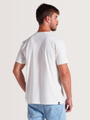 Camiseta Off White Algodão Manga Curta Hang Loose Typo