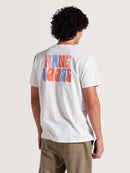 Camiseta Off White Básica Manga Curta Hang Loose Hippie