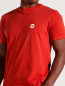 Camiseta Vermelha Manga Curta Hang Loose Enjoy