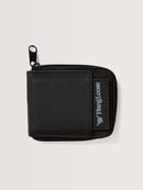 Carteira Preta Com Zíper Hang Loose Zipper