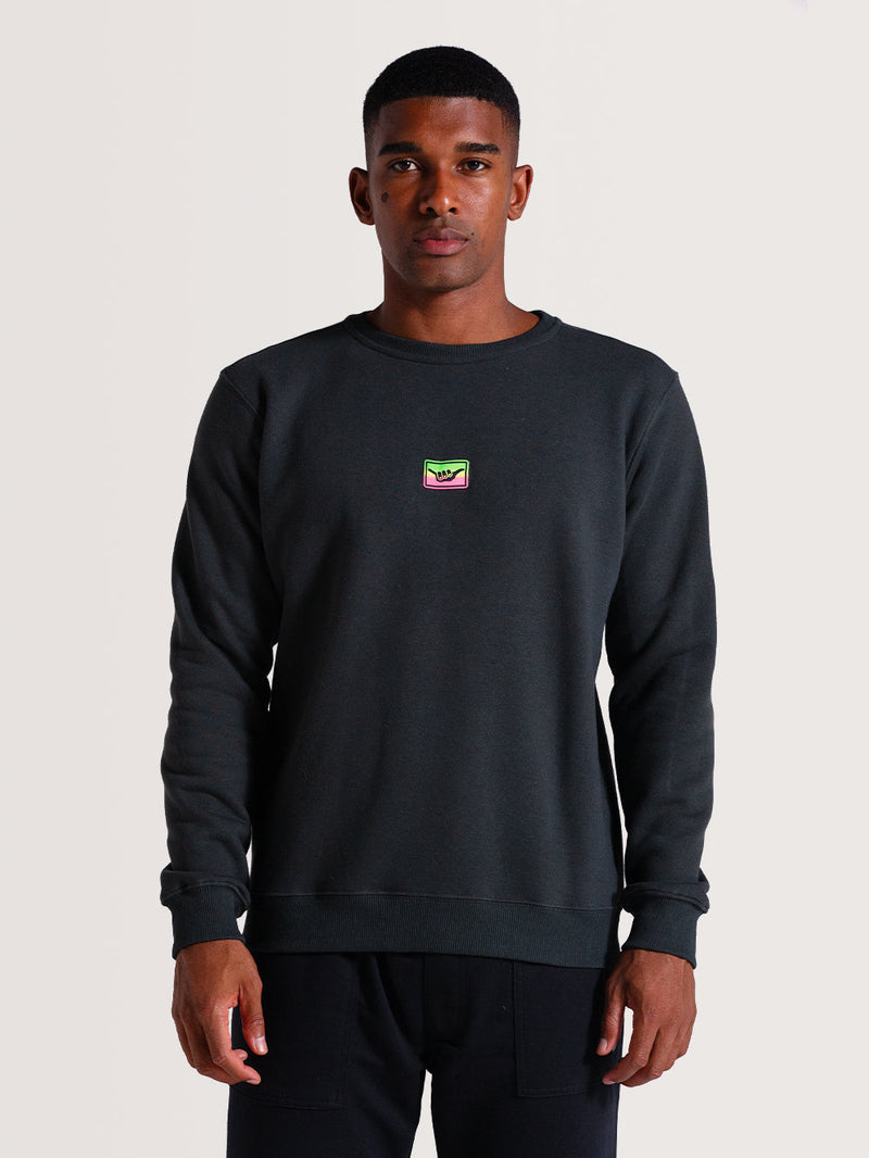 Moletom Careca Cinza Felpado Hang Loose Retro