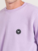 Moletom Careca Lilás Hang Loose Clean