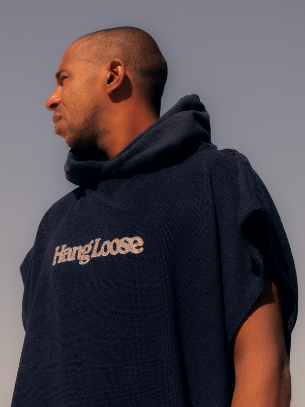 Poncho Surf Hang Loose Lanai Marinho