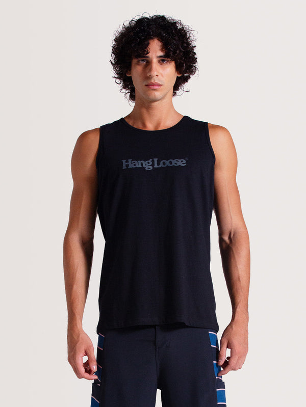 Regata Preta Básica Hang Loose Typo
