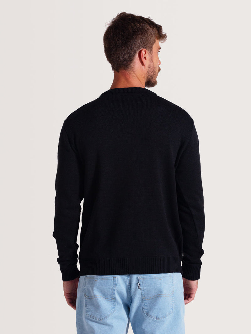 Tricot Preto Hang Loose Classic